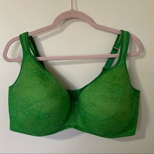 44G Lightly lined lace cover wired bra